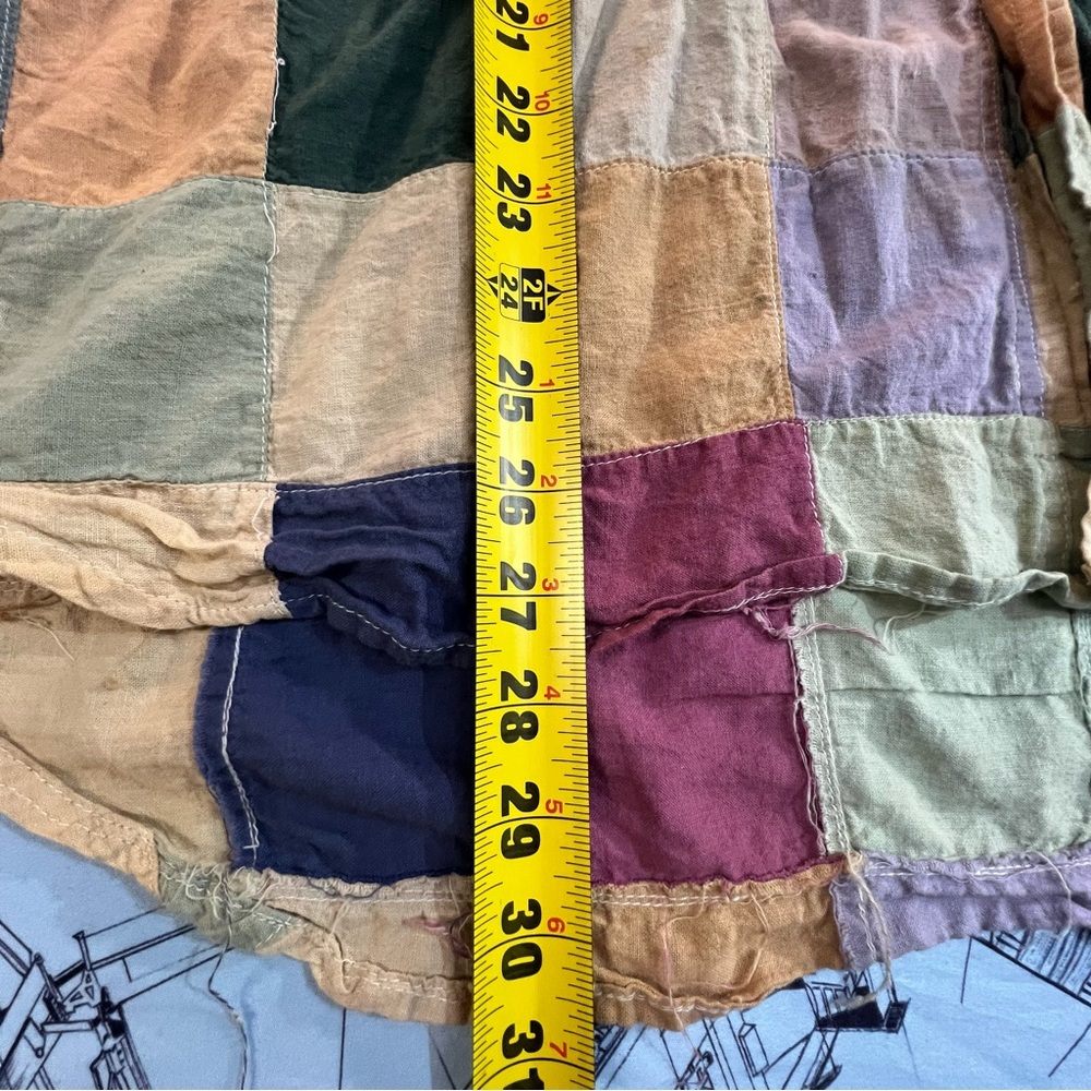 Orvis Patchwork Cotton Button Down Shirt - image 8